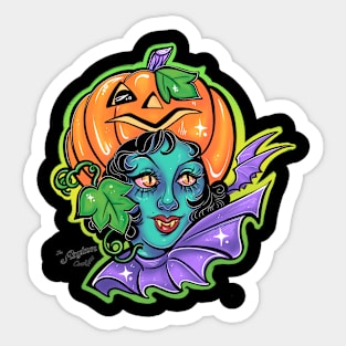 Vampkin Gal Sticker